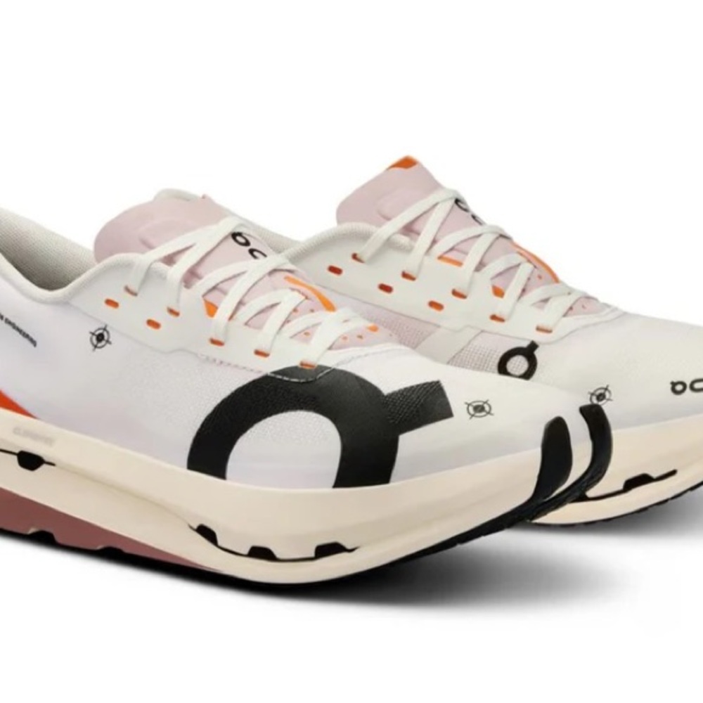 Lightweight White & Pink Performance Running Shoes